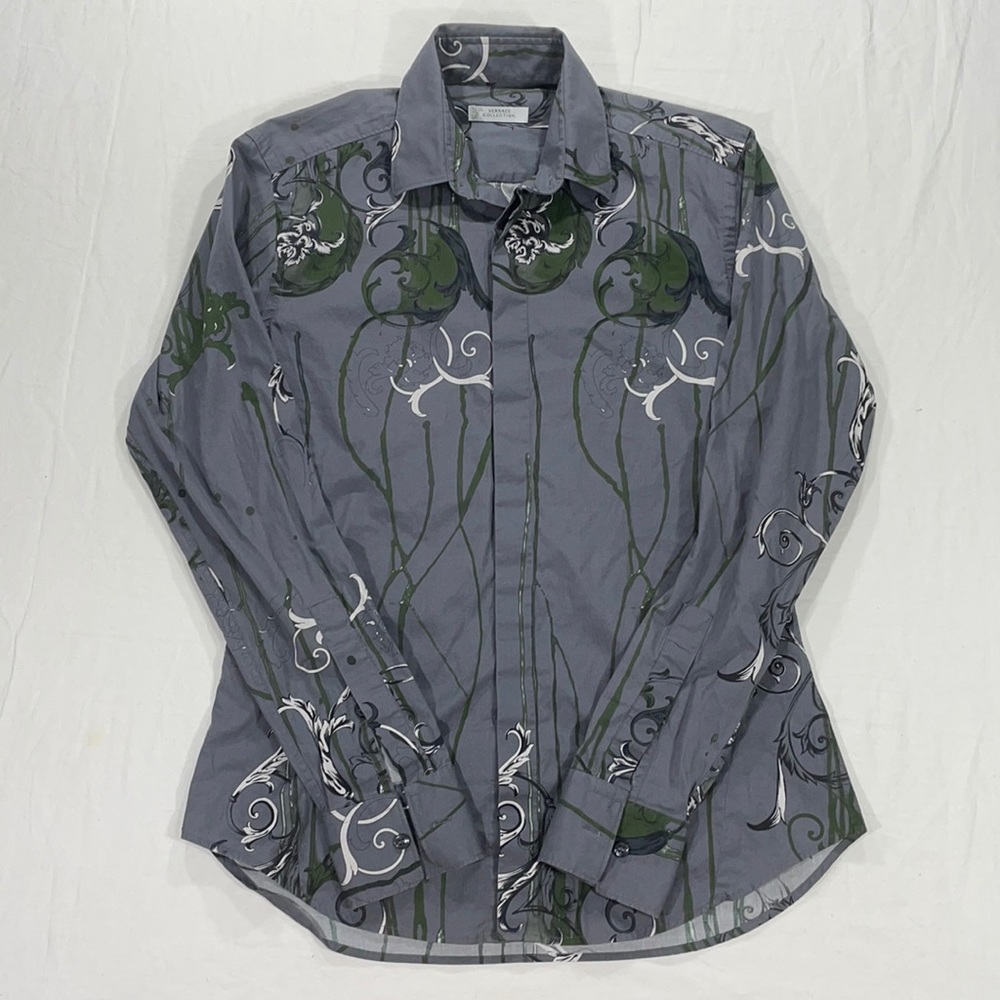 Versace Collection Button Up Shirt Size 15 1/2|39